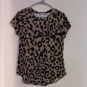 Leopard Print Women's Top